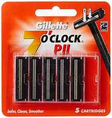 Gillete 7 o Clock PII Razor Cartridges